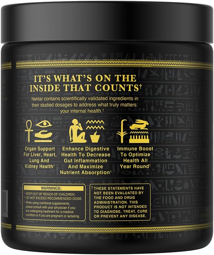 Ambrosia Nektar - Superfood Powder | Complete Health Supplement | Organ Support - Liver, Kidney Health | 30 Servings (Apple Symphony)