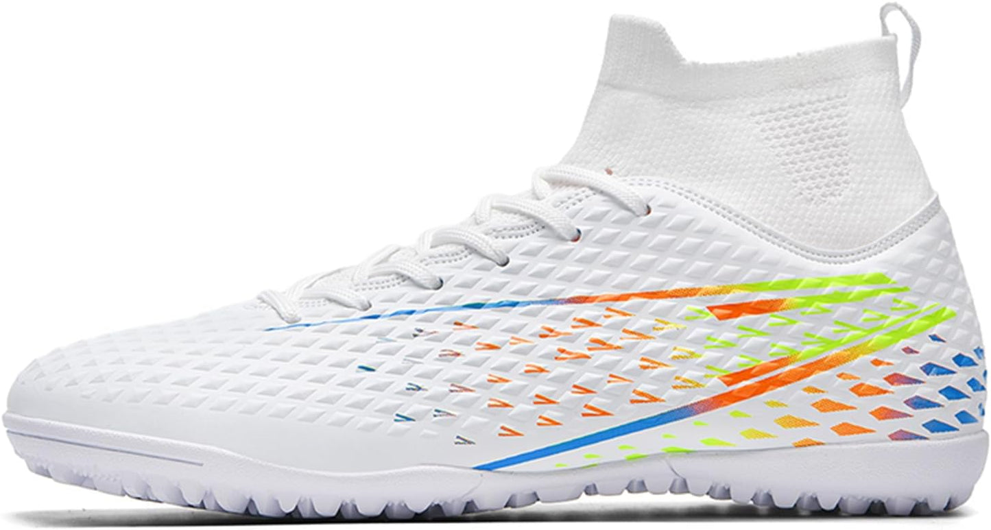 Mens Soccer Cleats Womens Indoor Soccer Shoes Wide Baseball Turf Shoes Adult Youth Rugby Shoes Big Boys Small Spikes AG TF Football Boots