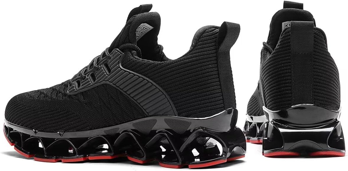 Mens Slip on Walking Running Shoes Blade Tennis Casual Fashion Sneakers Comfort Non Slip Work Sport Athletic Trainer