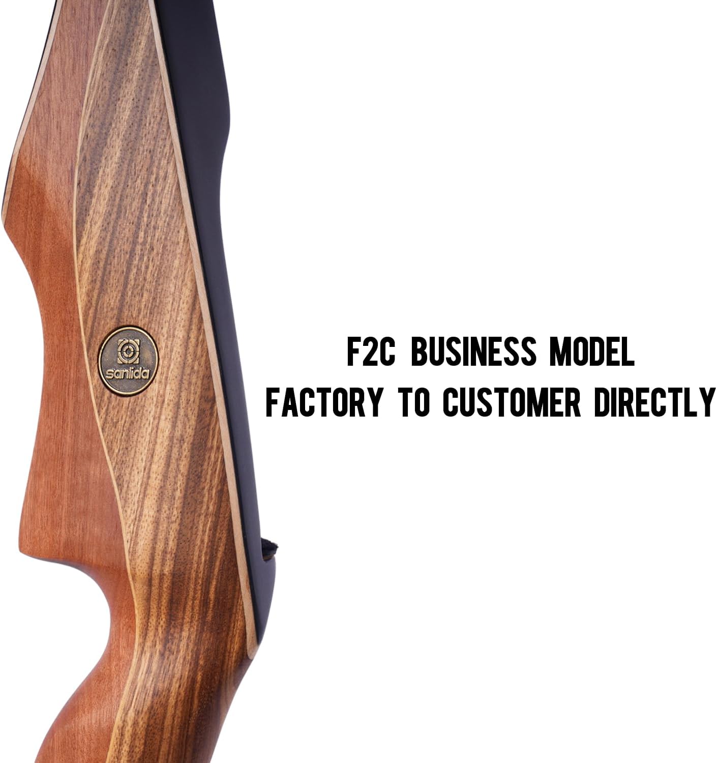 Sanlida Archery 60" Royal X8 One-Piece Bow Traditional Wooden Hunting Longbow Handmade Hunting Bow and Arrows Kit for Adults & Traditional Archers, RH Only