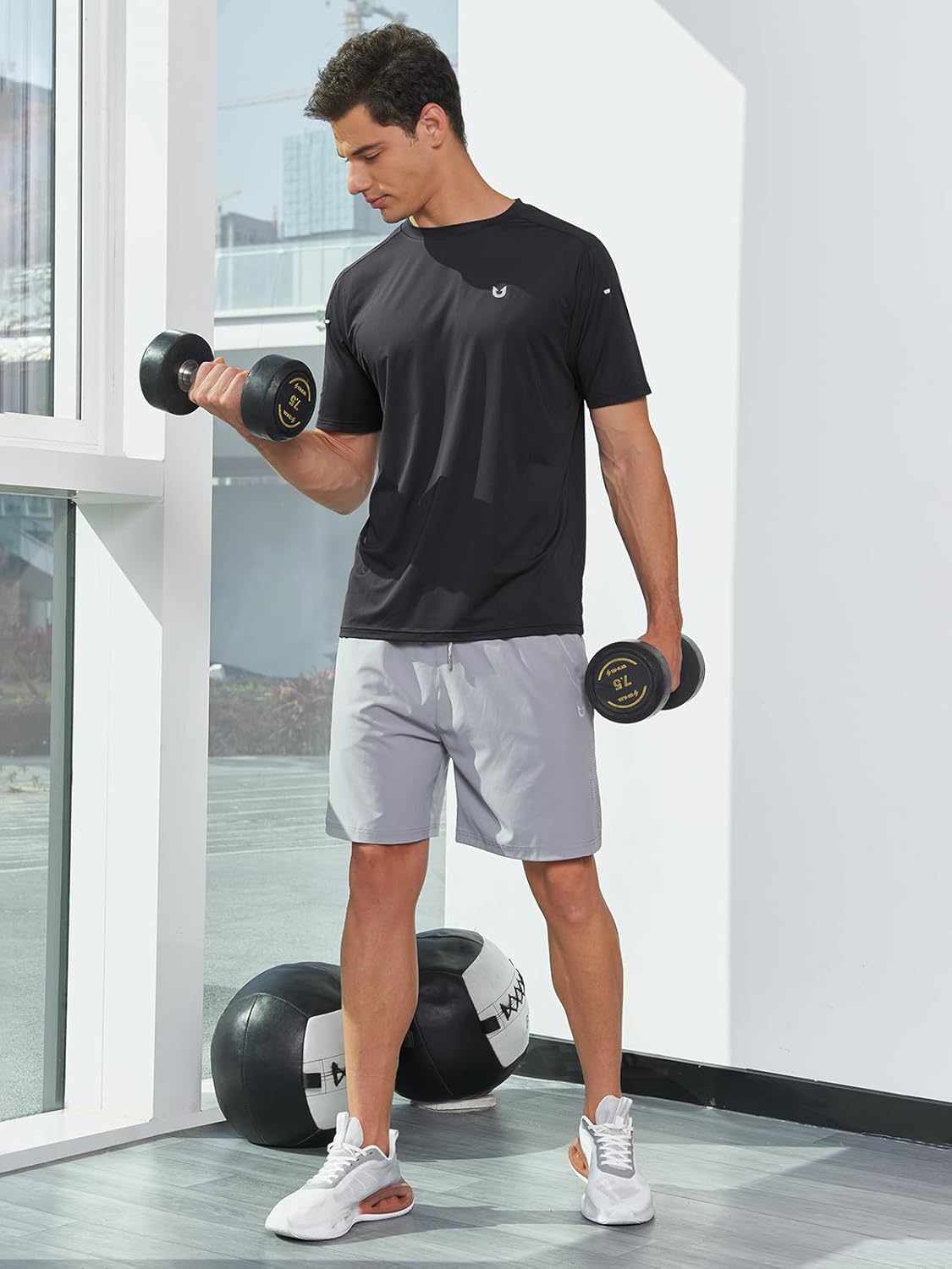 NORTHYARD Men's Athletic Running T-Shirts Quick Dry Workout Shirts Short-Sleeve Sports Gym Tee Tops Performance Activewear