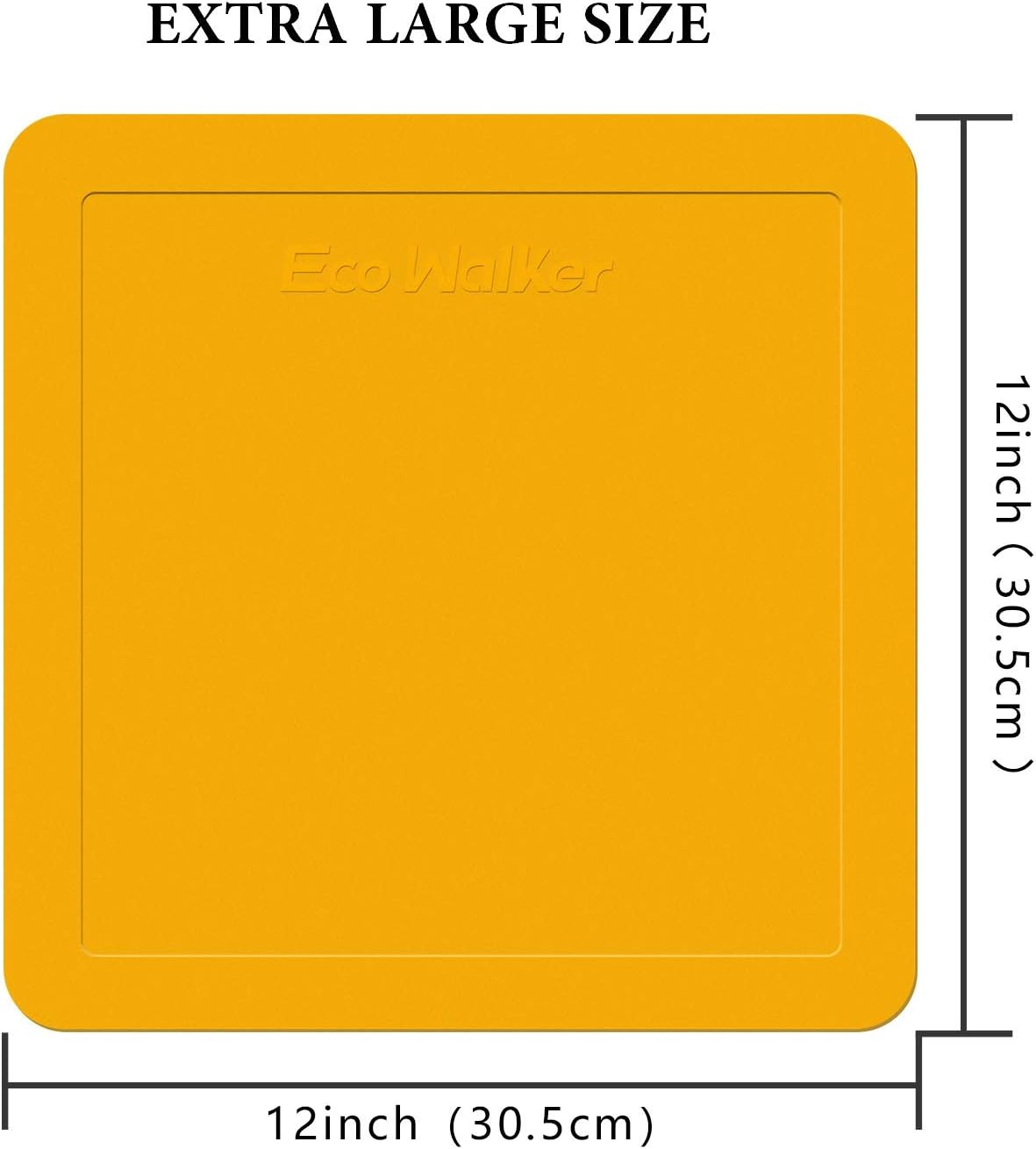 12inch Flat Square Spot Marker Multi-Color Exercise Kids Floor Playmat (12pcs)