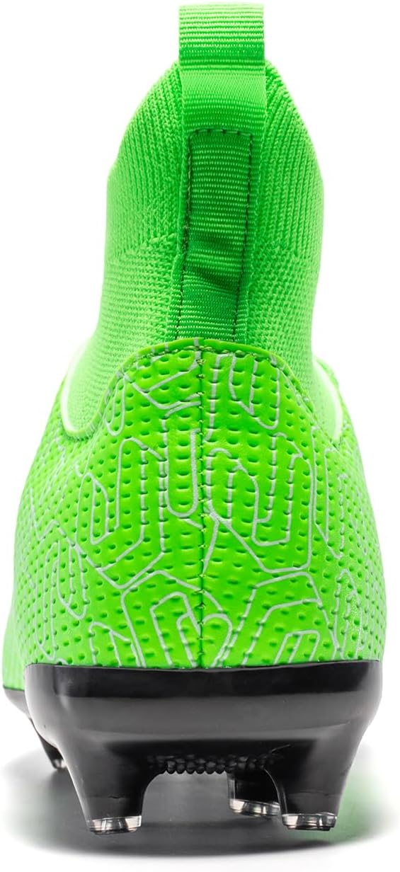 Kids Soccer Cleats Boys Youth Firm Groud Cleats for Girls High Top Trainning Football Shoes AG/FG