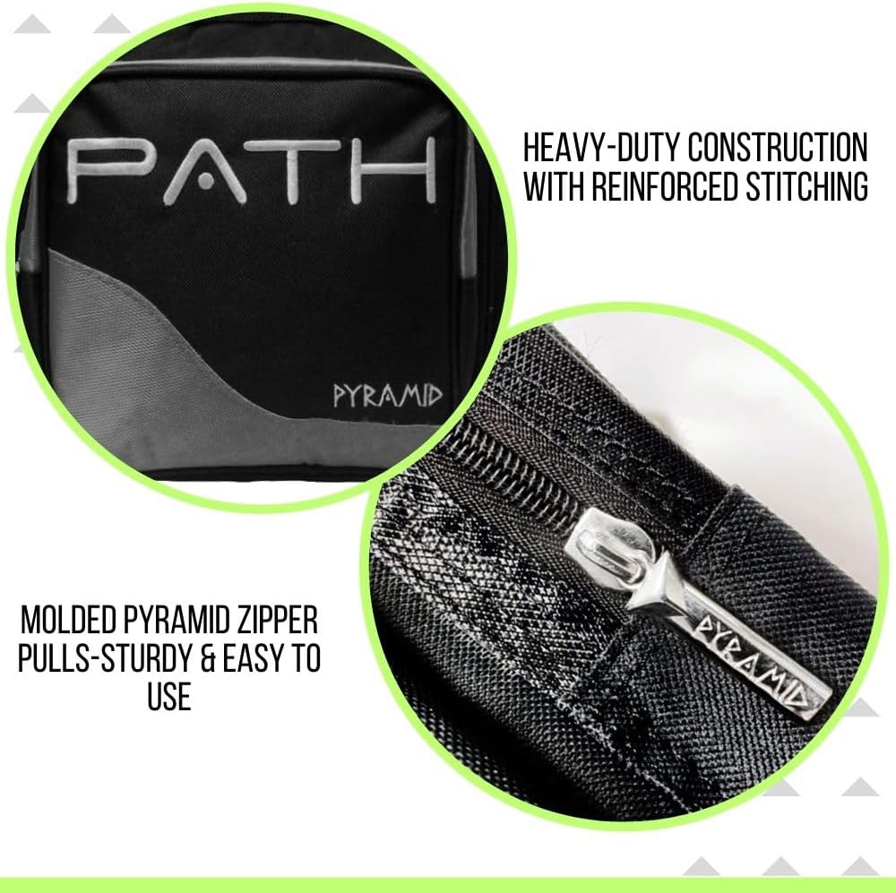 Pyramid Path Pro Deluxe Single Bowling Ball Tote - Holds One Ball, One Pair Shoes Up to Mens 15