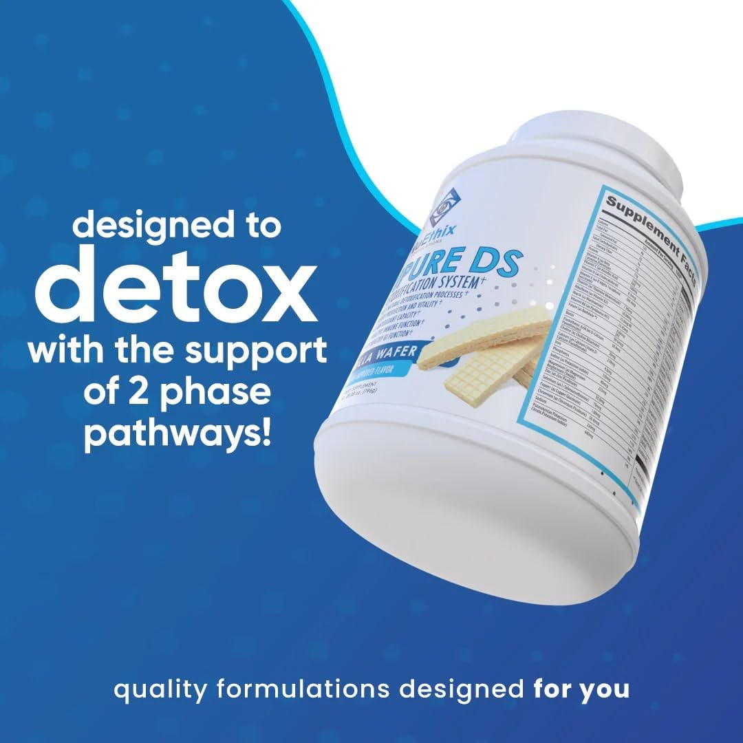 NuEthix Formulations Medipure DS with Rice Protein Phase 1 & 2 Detoxification System, Supplement to Help Support The Body’s Natural Detoxification Process, Chocolate (Non-Caffeinated), 21 Servings