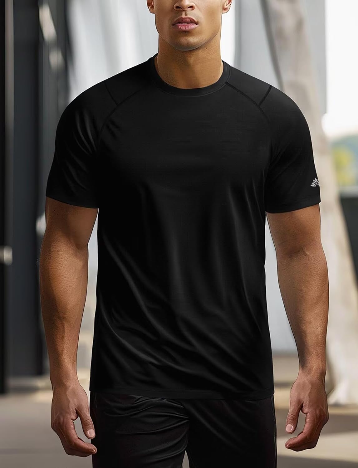 Zengjo Mens Athletic Shirts Short Sleeve Quick Dry Gym Workout Running Exercise T-Shirt Moisture Wikcing Sports Tee Top