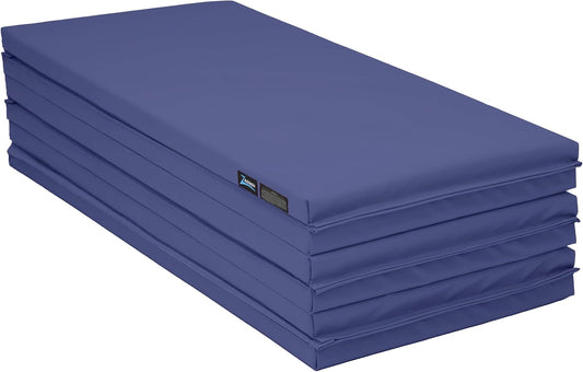 Z Athletic Folding Panel Mats for Gymnastics, Martial Arts, Tumbling (4ft x 12ft x 2in)