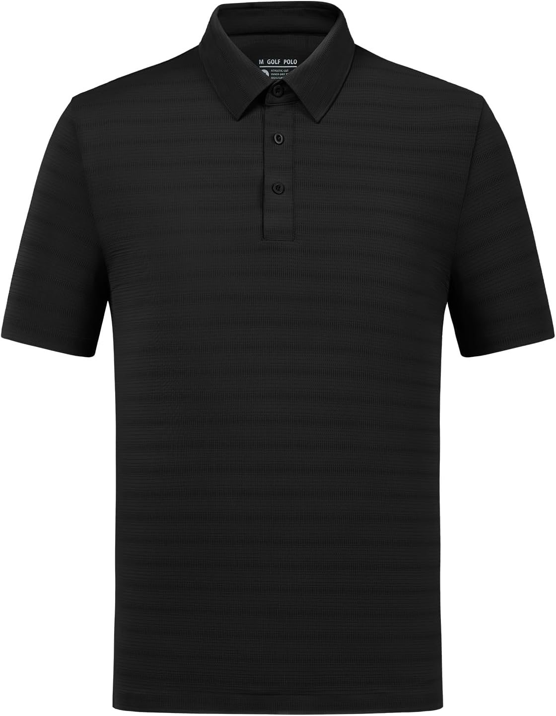 fit space Men’s Performance Golf Polo, Cooling Tennis Shirts, Seamless Stretch, Quick-Dry Short Sleeve with IceSilk Tech