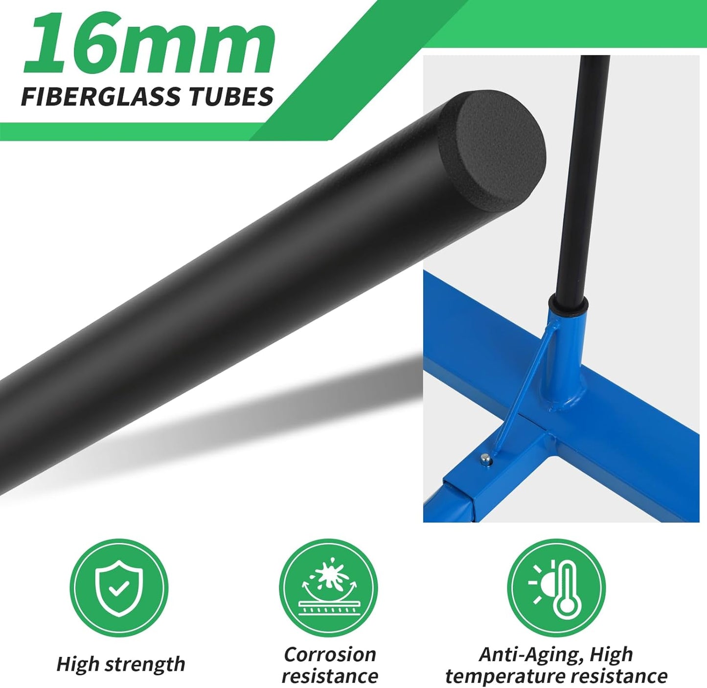 Portable Volleyball Net 5-Height Adjustable for Backyard with Widened Base, Tetoron Net, 6 Metal Stakes and 4 Sandbags, 12ft/14ft Volleyball Practice Training Equipment with Carry Bag