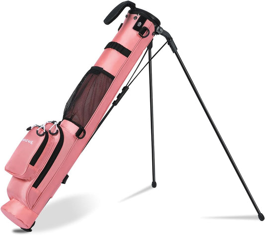 MAZEL Lightweight Golf Bag for Men – Easy to Carry Golf Clubs Bag with Shoulder Strap,Pitch n Putt Golf Stand Bag for Driving Range,Par 3 and Executive Courses - Fit Up to 8 Clubs