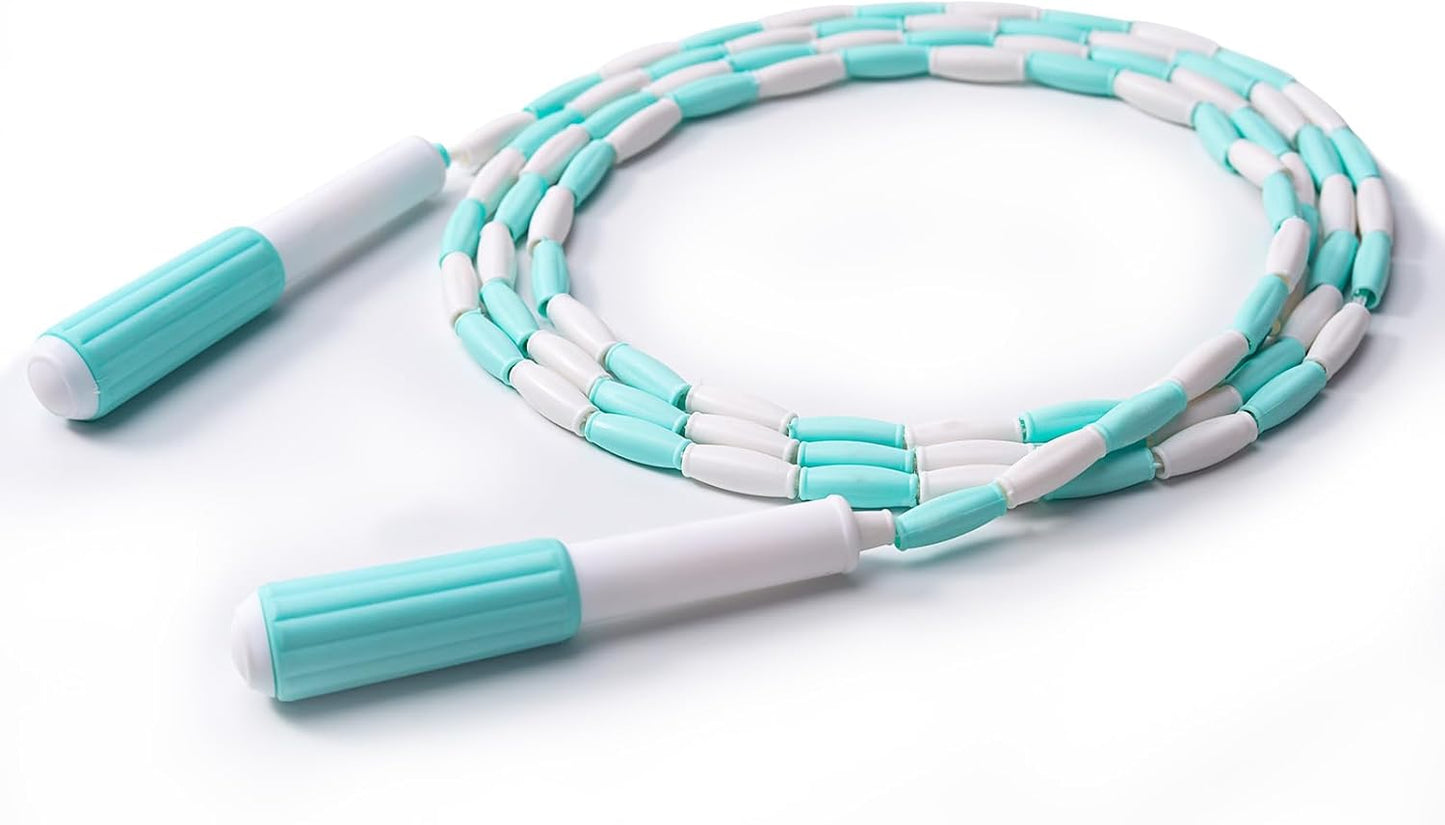 20 Pack Jump Rope for Kids Bulk 9Ft Beaded Jump Ropes for Age 4 5 6 7 8 10 12, Adjustable Jumping Rope for Children and Adults Exercise, Outdoor Fun Activity Workout, Training