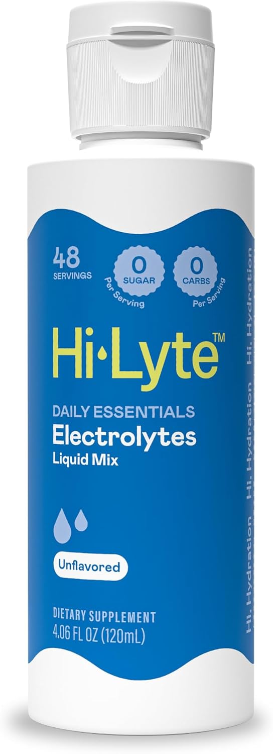 Hi-Lyte Electrolytes for Fasting, Immune Support and Rapid Hydration | 48 Servings | NO Calories NO Sugar | 20%+ More Potassium, Magnesium & Zinc