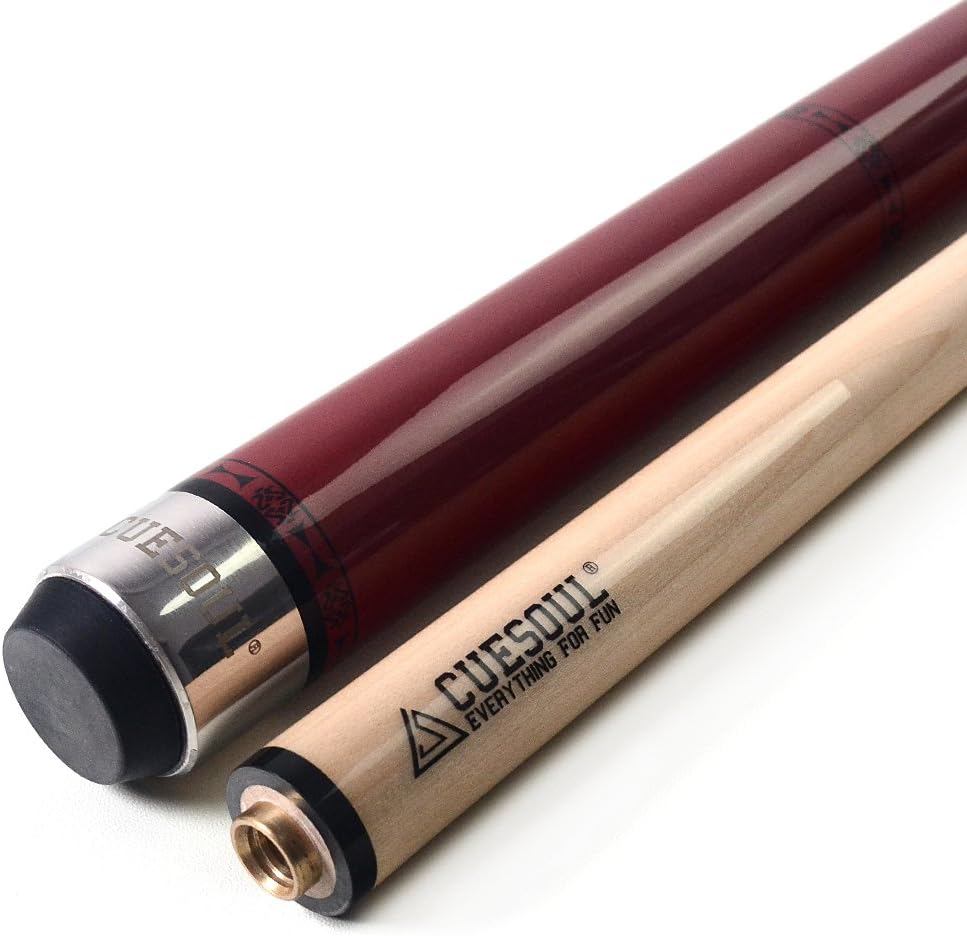 CUESOUL SOOCOO Series 58" 19oz Maple Pool Cue