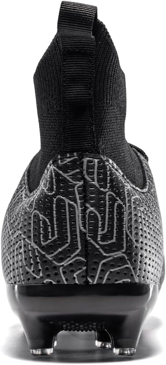 Kids Soccer Cleats Boys Youth Firm Groud Cleats for Girls High Top Trainning Football Shoes AG/FG