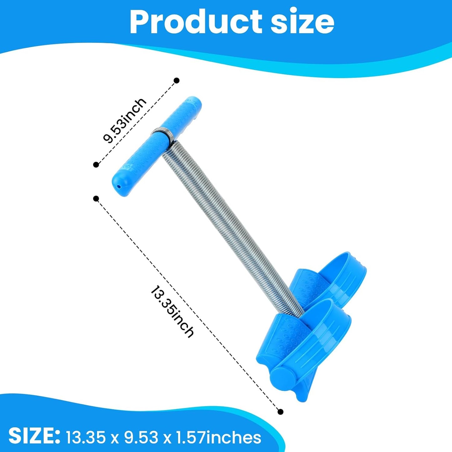 Pedal Puller Resistance Bands with Single Spring – Durable Sit Up Equipment for Home Gym, Strength Training for Abs, Legs, Chest – Portable Full-Body Workout Gear