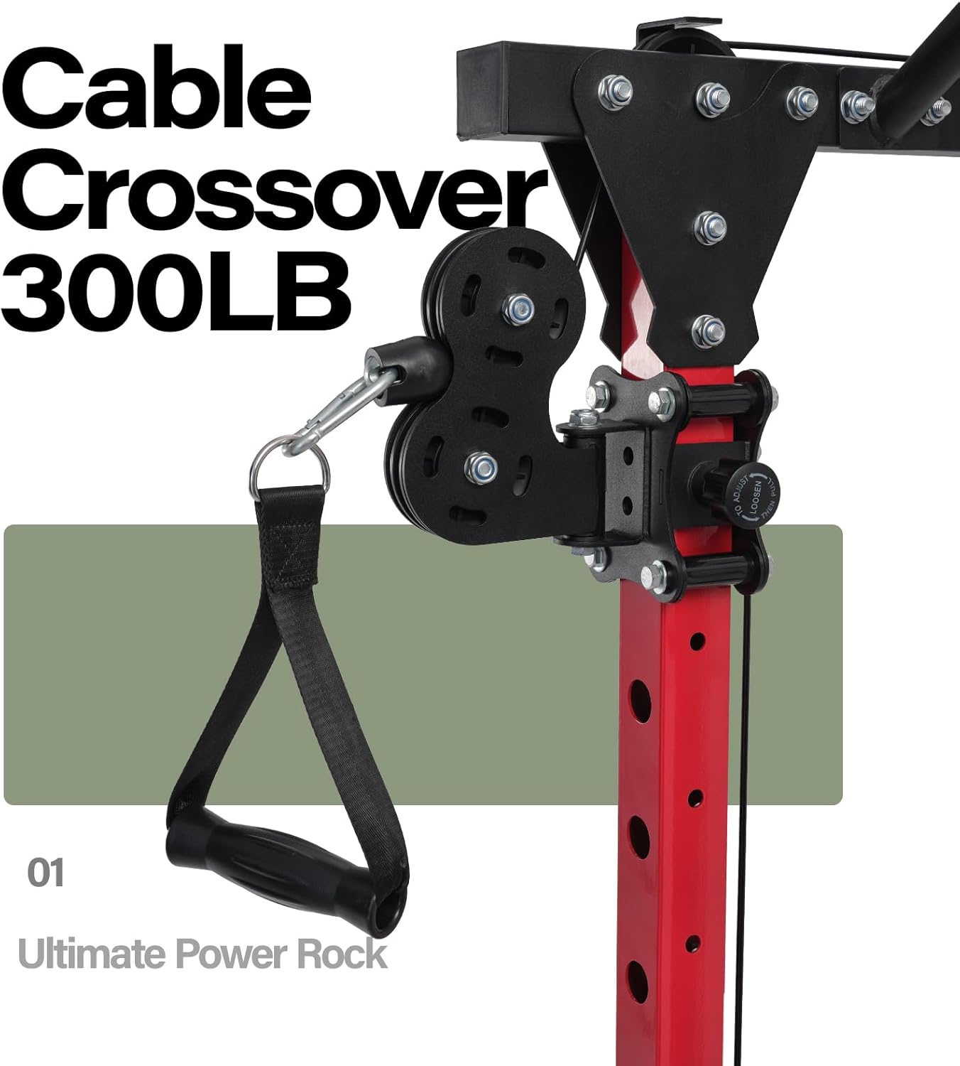 MAJOR FITNESS Drone1 Power Cage - Multi-Function Power Rack for Home Gym, Squat Rack, Cable Crossover System, for Strength Training, Heavy-Duty Steel Construction