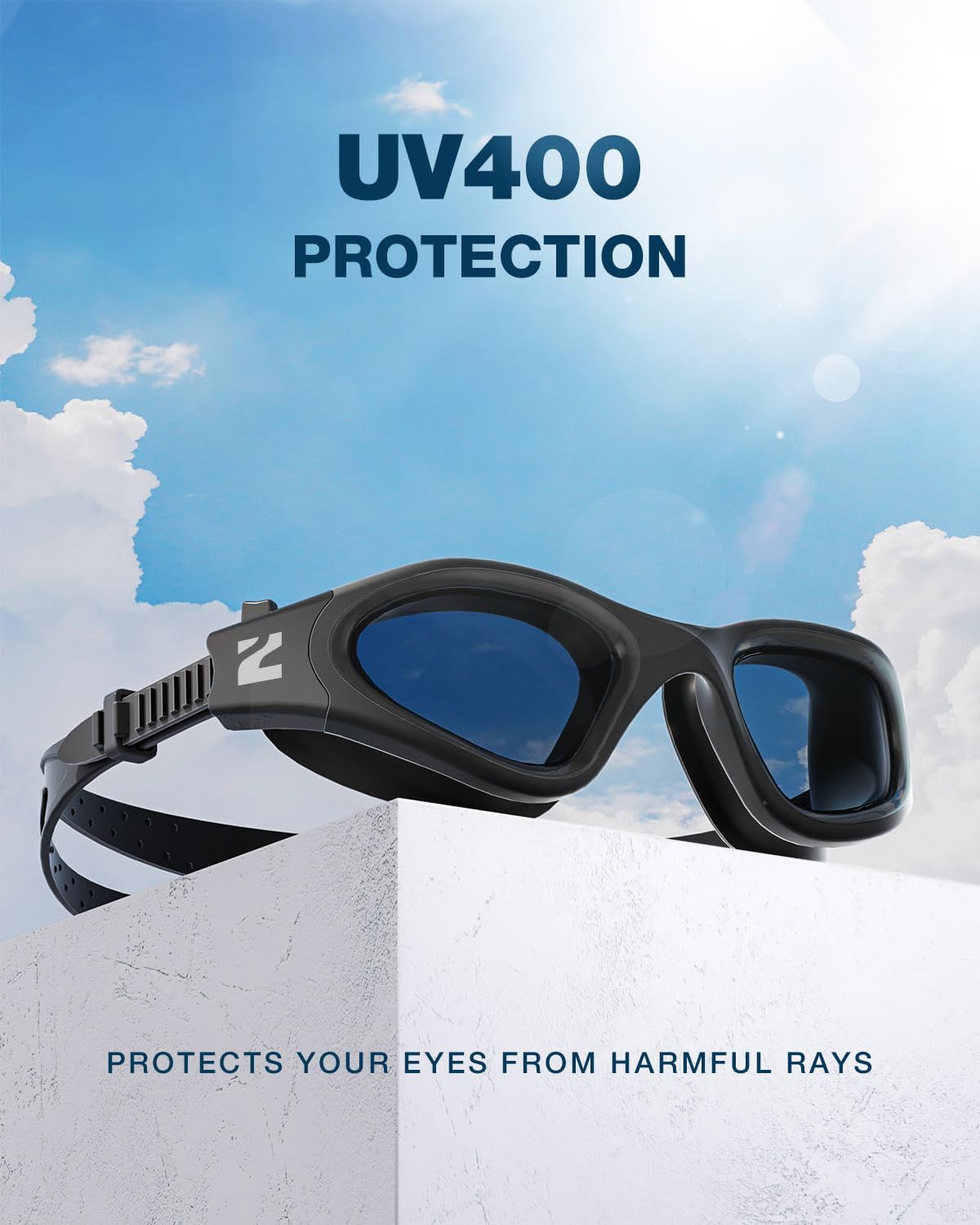 ZIONOR Swim Goggles, G1 SE Swimming Goggles Anti-fog for Adult Men Women