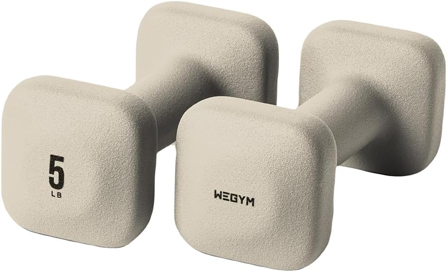 SafeGrip Dumbbells, Anti-Slip, Anti-Roll, Thick Handles, Free Weights, Square Dumbbells for Secure Workouts at Home, Weightlifting, and Personal Training