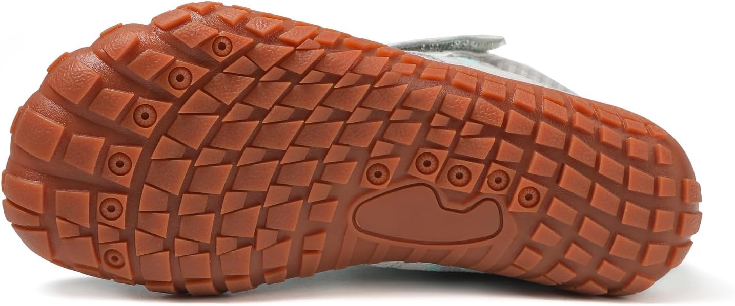 KUBUA Kids High Top Barefoot Shoes Boys Girls Minimalist Sneakers Lightweight Comfort Zero Drop Shoes Toddler Little Big Kid