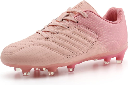 brooman Kids Soccer Cleats Boys Girls Athletic Outdoor Football Shoes