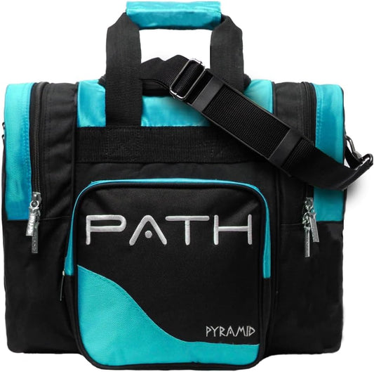 Pyramid Path Pro Deluxe Single Bowling Ball Tote - Holds One Ball, One Pair Shoes Up to Mens 15