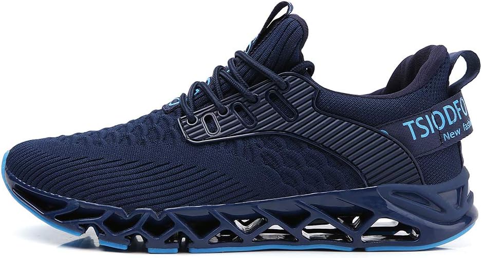 TSIODFO Men Sneakers Fashion Sport Running Athletic Tennis Walking Shoes