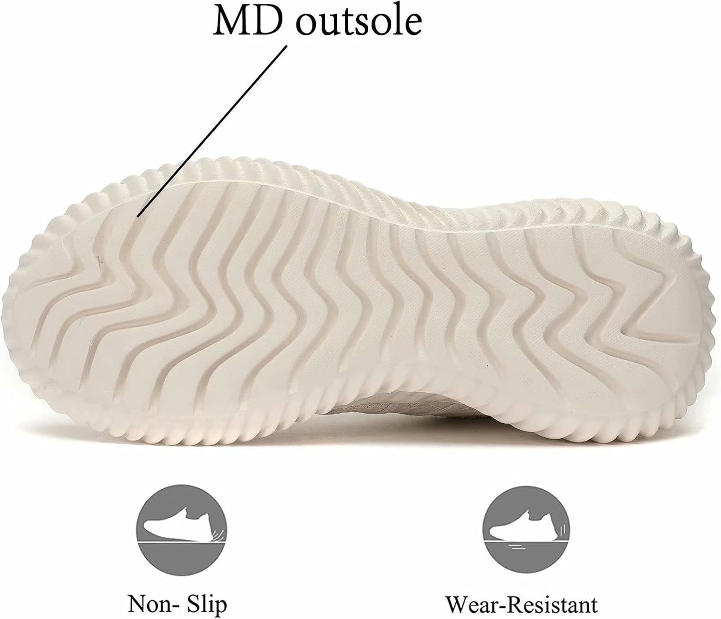 Mens Slip On Running Shoes Athletic Walking Trainers Lightweight Breathable Mesh Tennis Sneakers