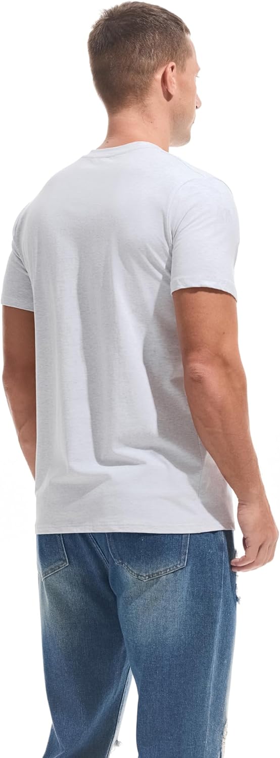 VEIISAR Premium V Neck T Shirts for Men - Modern Fitted Tees Vneck Undershirts