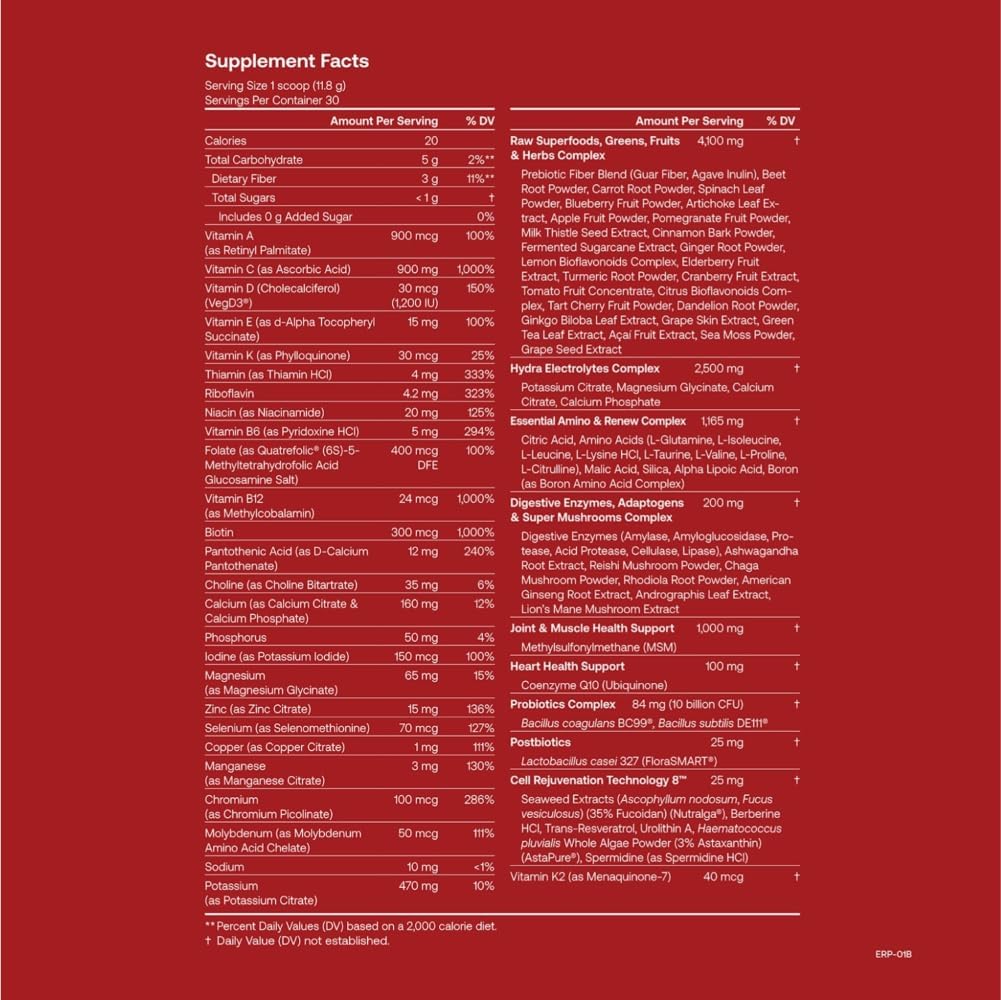 IM8 Daily Ultimate Essentials All-in-One Multivitamin Supplement (30 Servings, Starter Kit - Scoop + Tumbler Included)