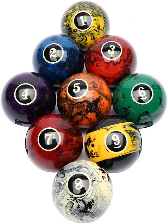 CUPPA Professional Pool Balls/Billiard Balls Set, Complete 16 Balls for Pool Tables