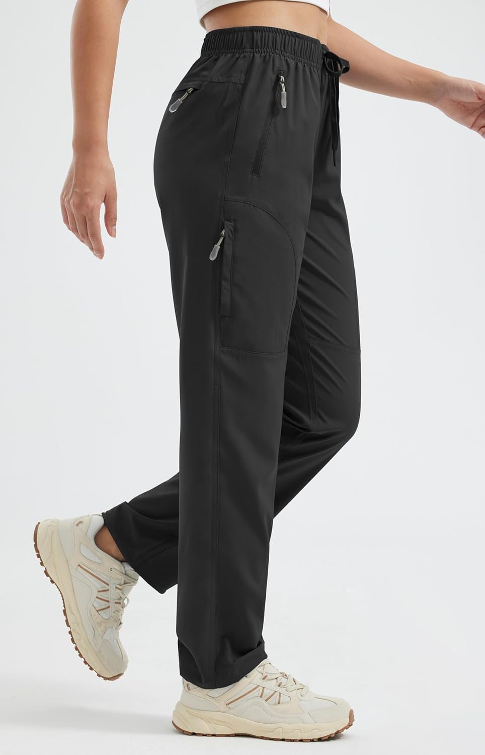 Libin Women's Hiking Pants Lightweight Quick Dry Cargo Pants Casual Safari Work Travel Clothes Petite/Regular/Tall