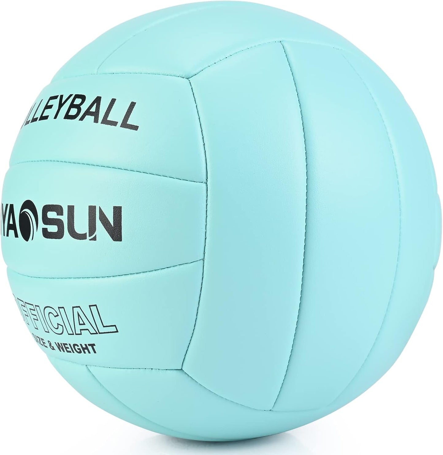 Soft Official Volleyball for Indoor Outdoor Beach, Size 5 Training Volleyball for Beginner Teenager Adult…