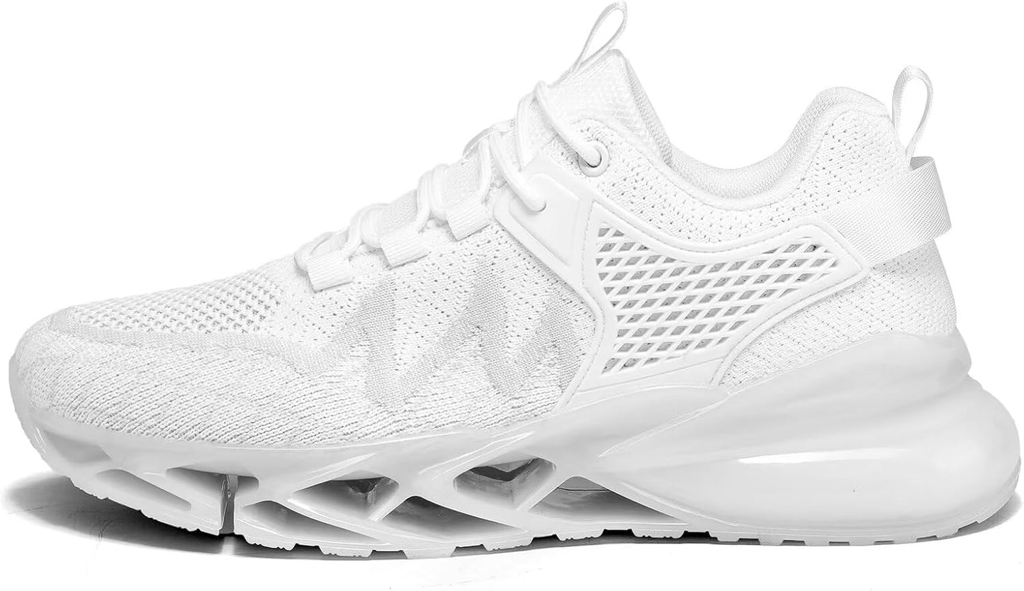 Men's Running Shoes Blade Tennis Walking Fashion Sneakers Breathable Non Slip Gym Sports Work Trainers