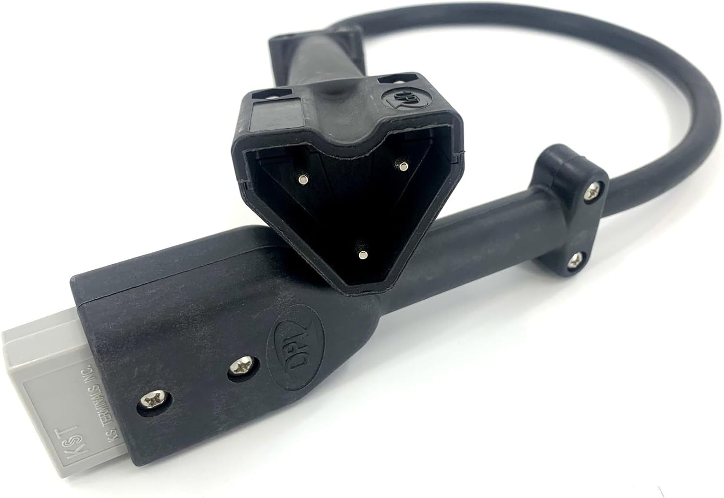 48 Volt Charger with Triangular 3-Pin RXV Connector for EZ-GO Freedom Golf Carts (JAC1548H-EZGO-RXV)