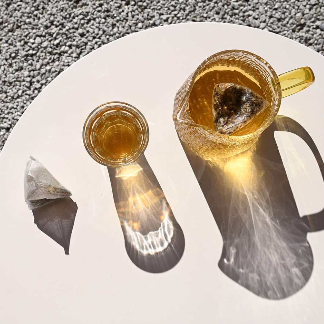 Grace Farms REST Wellness Organic Tea Blend (50 Sachet Pouch) | Sleep and Stress Support For Evening | Chamomile Vanilla Tea with Caffeine Free Adaptogens and Mushrooms | Gives Back 100% of Profits