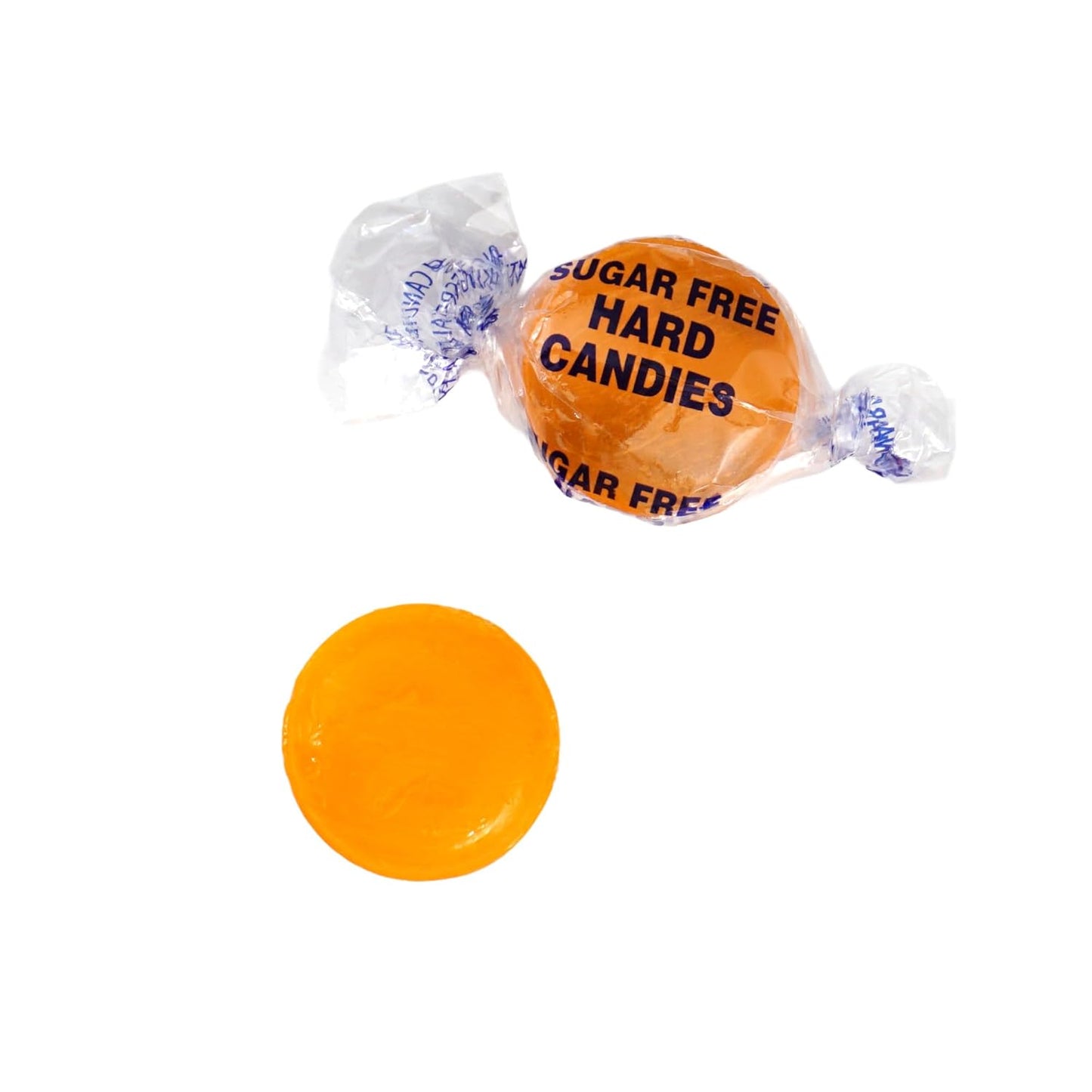 Arcor Sugar Free Butterscotch Hard Candy, 1 Pound Bulk Bag (Approx. 70 Pieces), Individually Wrapped Hard Candy, The Hampton Popcorn & Candy Company