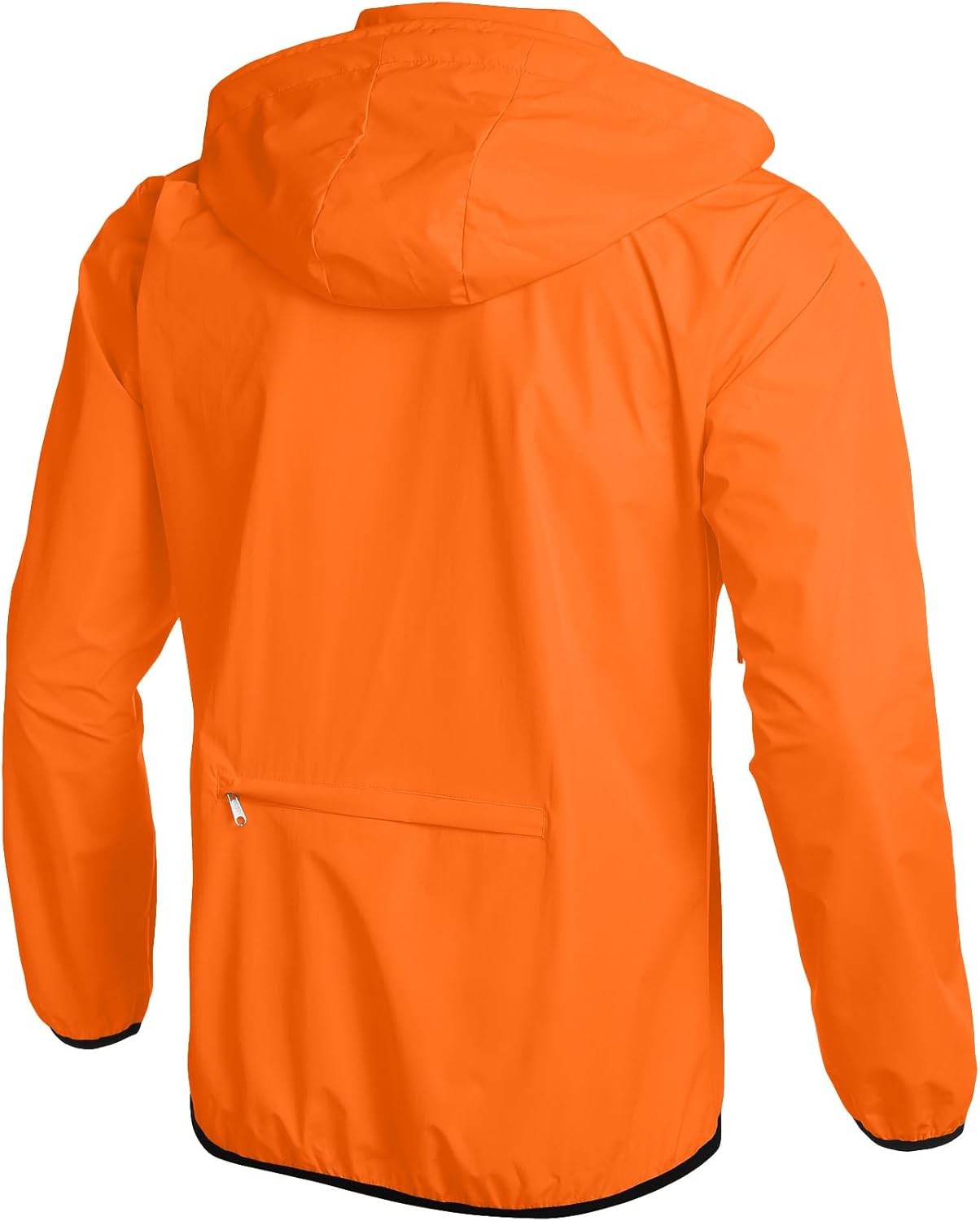 COOFANDY Men's Packable Rain Jacket Lightweight Waterproof Raincoat with Hood Travel Hiking Golf Windbreaker