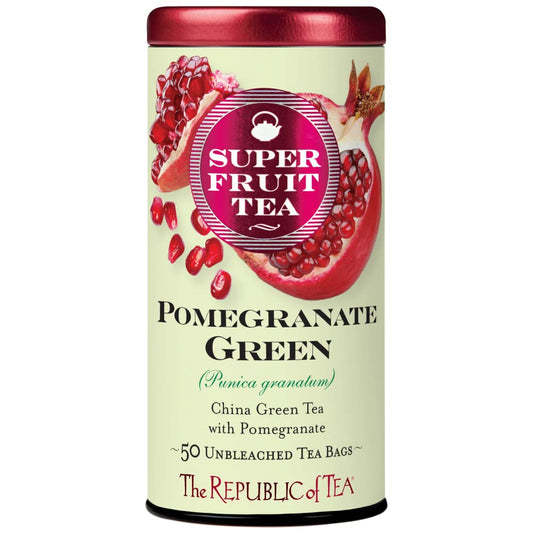 The Republic of Tea, Pomegranate Green Tea, 50-Count