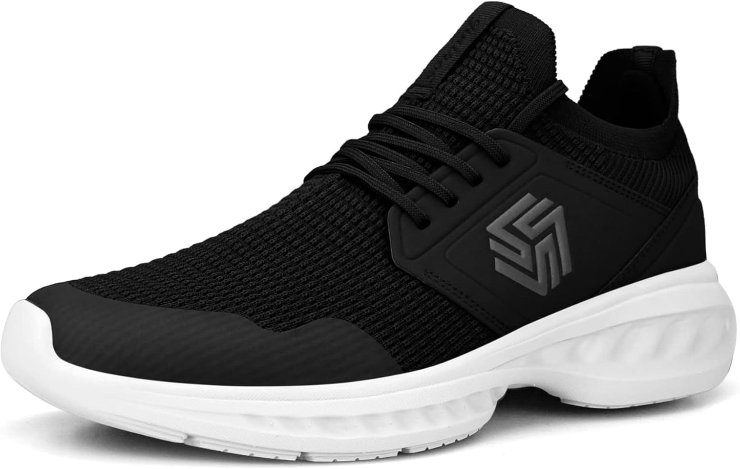 Mens Slip On Walking Shoes Non Slip Running Shoes Breathable Workout Shoes Lightweight Gym Sneakers