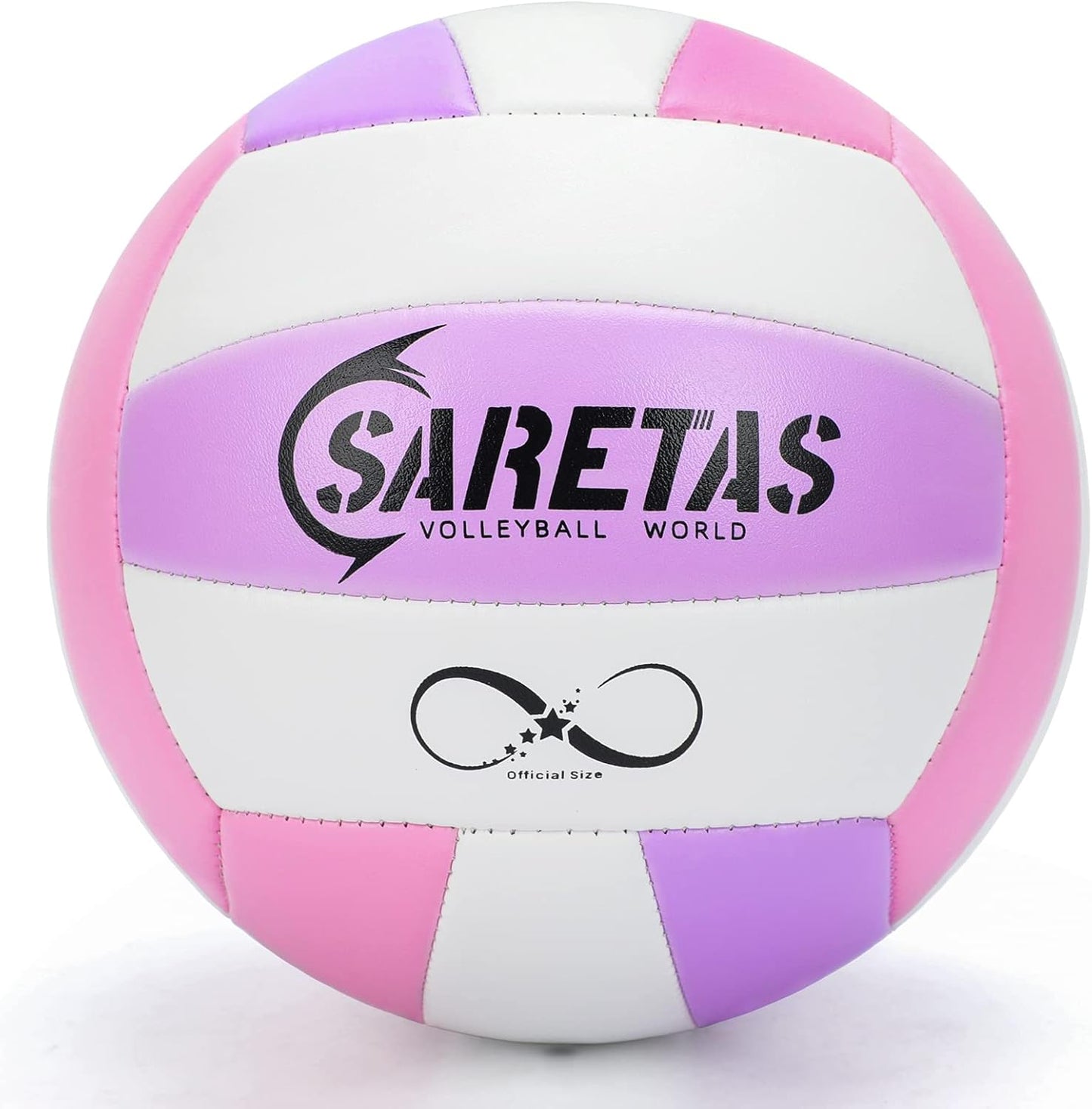 Beach/Water/Sand Volleyballs, Outdoor/Indoor Official Size, Soft Touch Volleyball for Beginners, Cute Volley Ball for Girls/Kids/Youth, Ideal Gifts with Pump for Backyard, Pool, Middle School