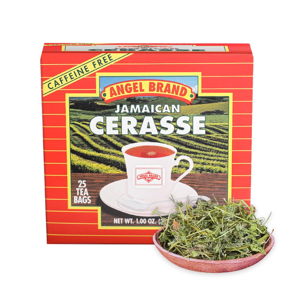 Angel Brand Cerasse Tea Bags Jamaican 25 – Herbal Tea for Cleansing, Detox, &