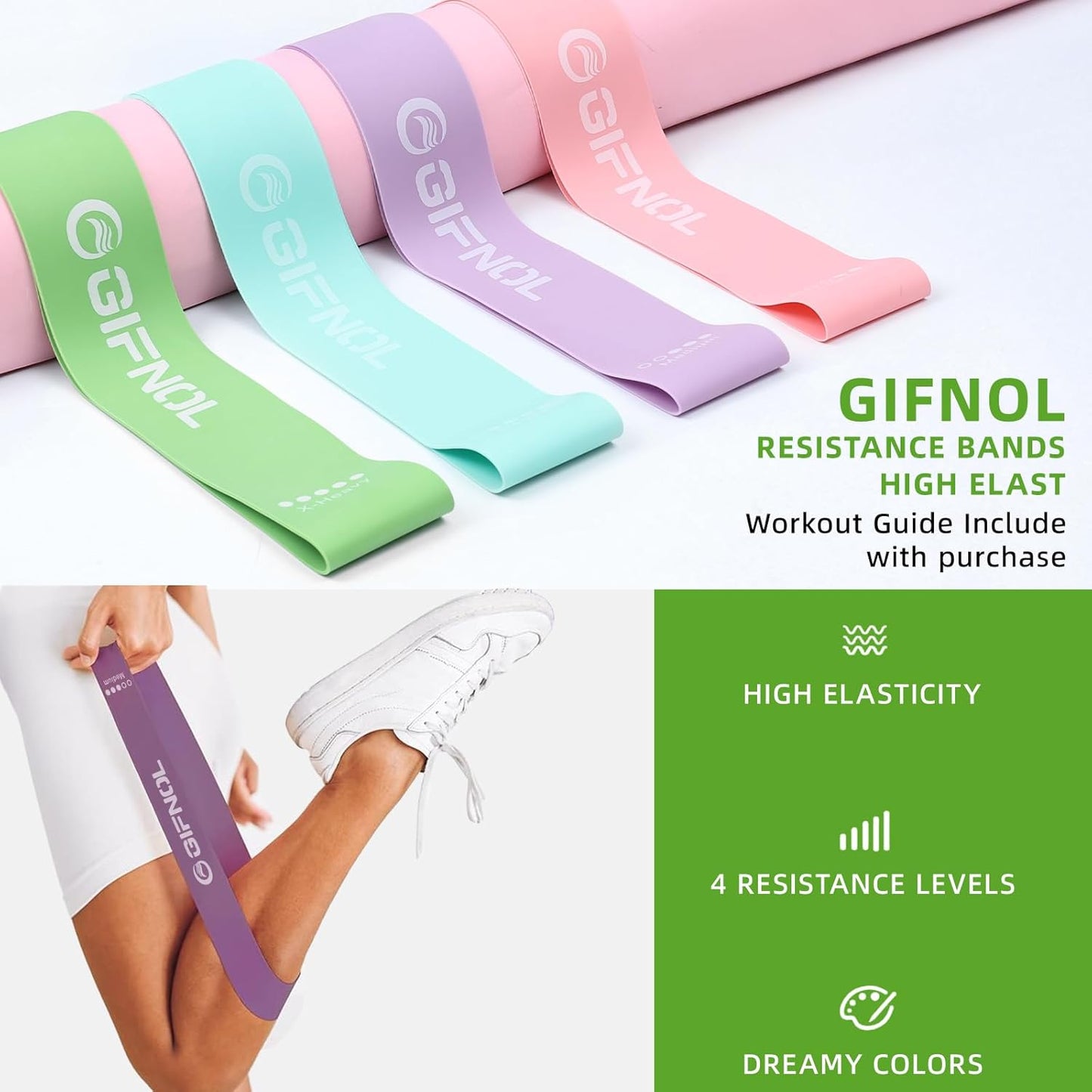 Pilates Ring and Ball Set with Resistance Bands - Pilates Equipment for Home Workout - 14'' & 12'' Pilates Rings, 2 Pilates Balls, 5 Resistance Bands for Toning Arms, Thighs/Legs & Core