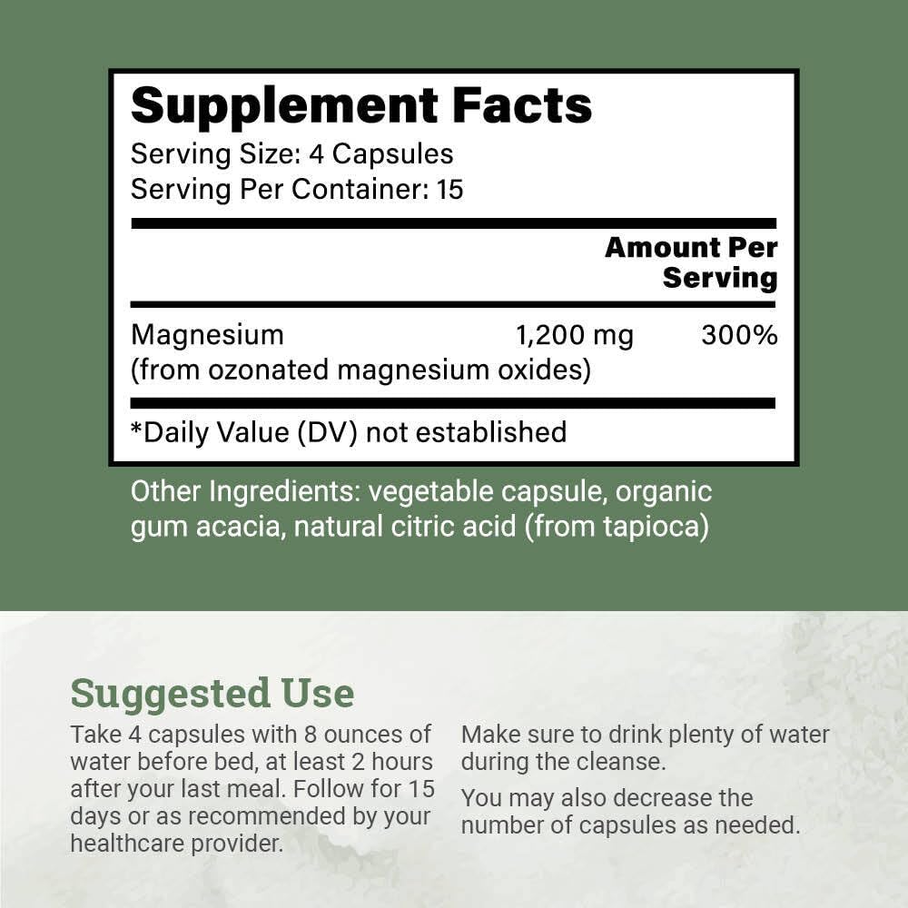 15 Day Gut Cleanse Detox For Women and Men - Vegan, Non-GMO Ingredients For Waist Loss and Constipation Relief With A 15 Day Cleanse Gut Support Without Cramping, As Seen On TikTok (60 Capsules)