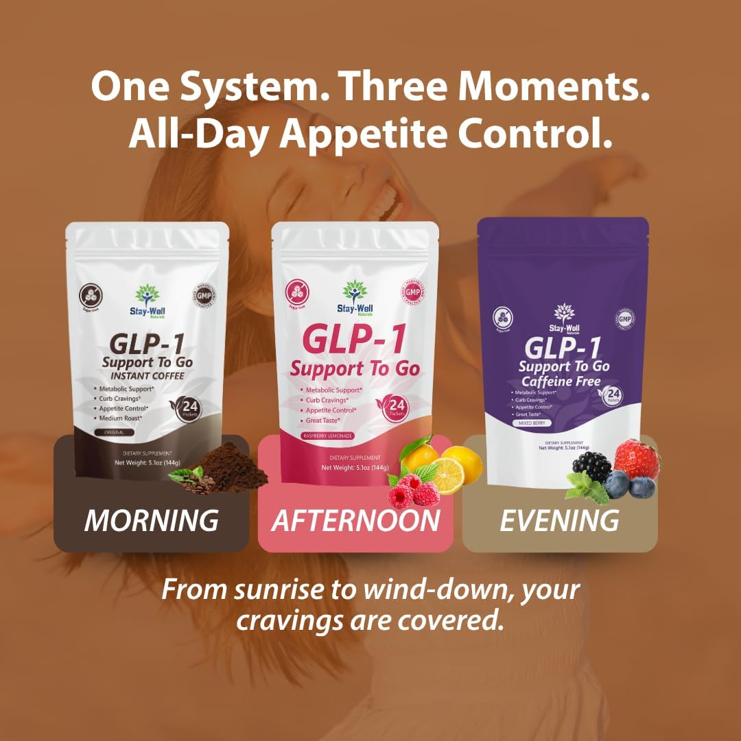 Slim Coffee GLP-1 Supplement | GLP 1 Booster to Control Appetite and Cravings | Great Tasting Metabolic Support - Coffee Bean Extract, Green Tea, Yerba Mate (Regular)