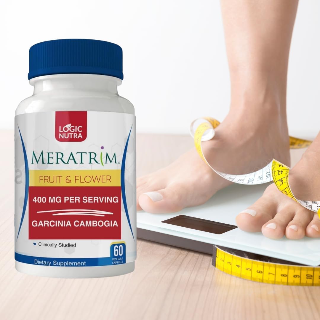 Meratrim Proprietary Blend 400 mg - Garcinia Mangostana (Fruit Rind) Extract - Stimulant Free - 60 Vegetable Capsules