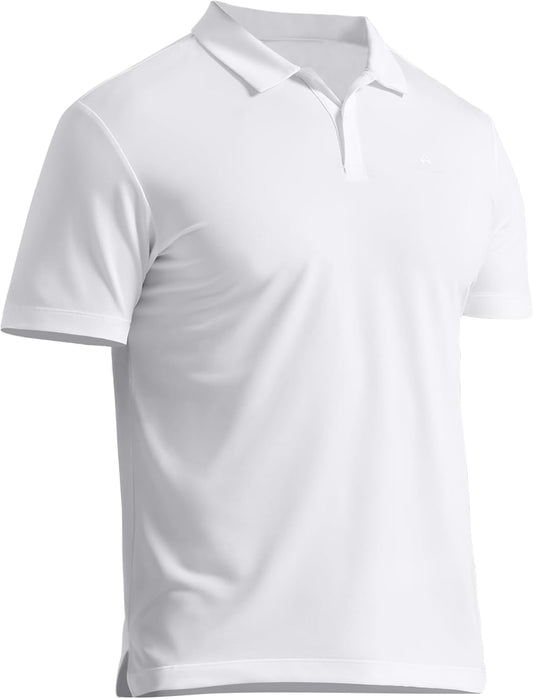 Pioneer Camp Men's Golf Shirt UPF 50+ Quick Dry Polo Shirts Short Sleeve Moisture Wicking Performance Tees Collar Work Shirts