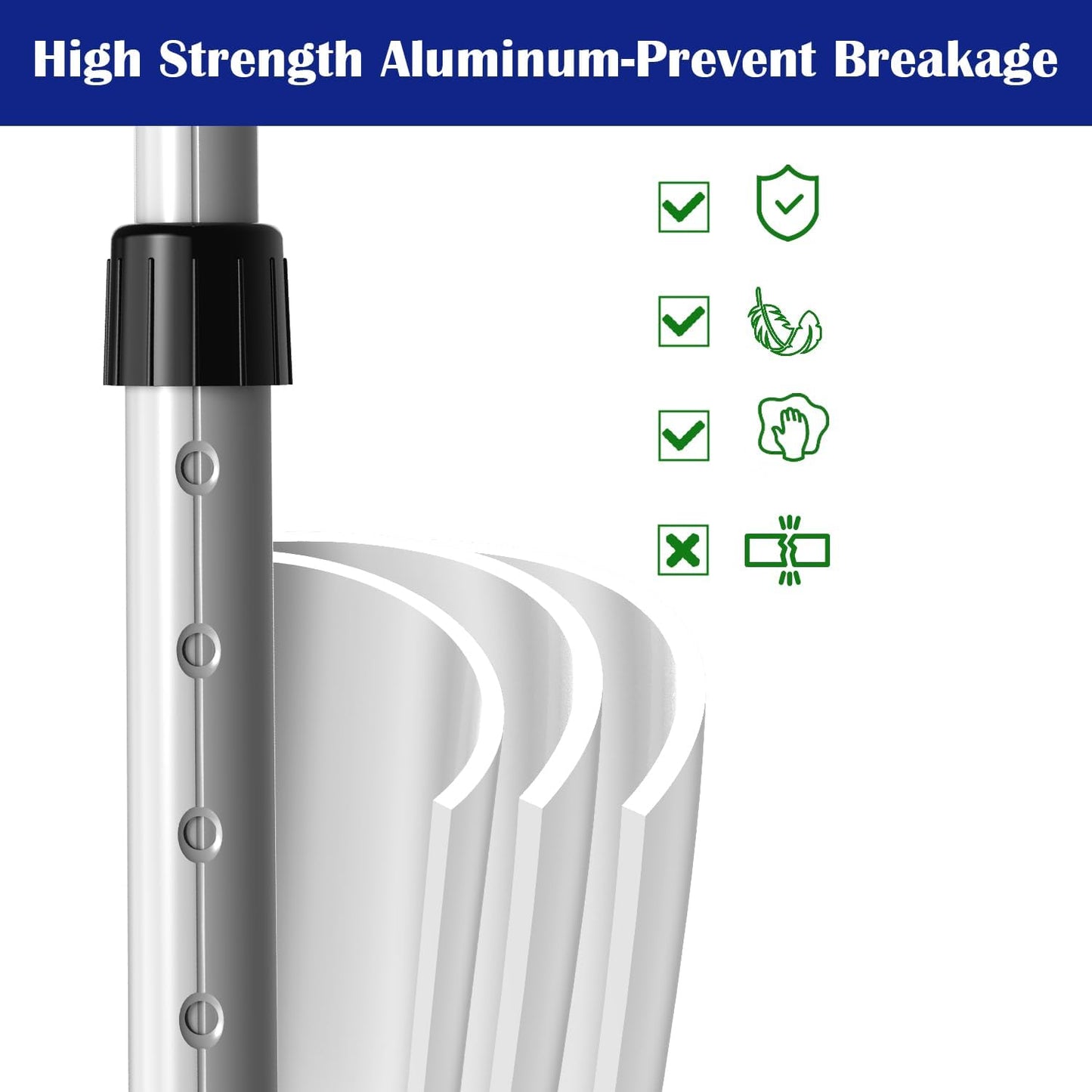 Golf Travel Bag Support Rod,Aluminium Golf Travel Bag Pole 52In to Protect Golf Clubs from Impacts,Retractable Shaft Fit Golf Bag