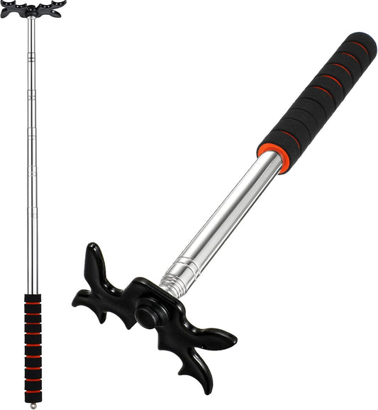 Skylety Retractable Billiard Cue Stick Bridge with Bridge Head, Snooker Set Billiard Pool Cue Accessory for Pool Table