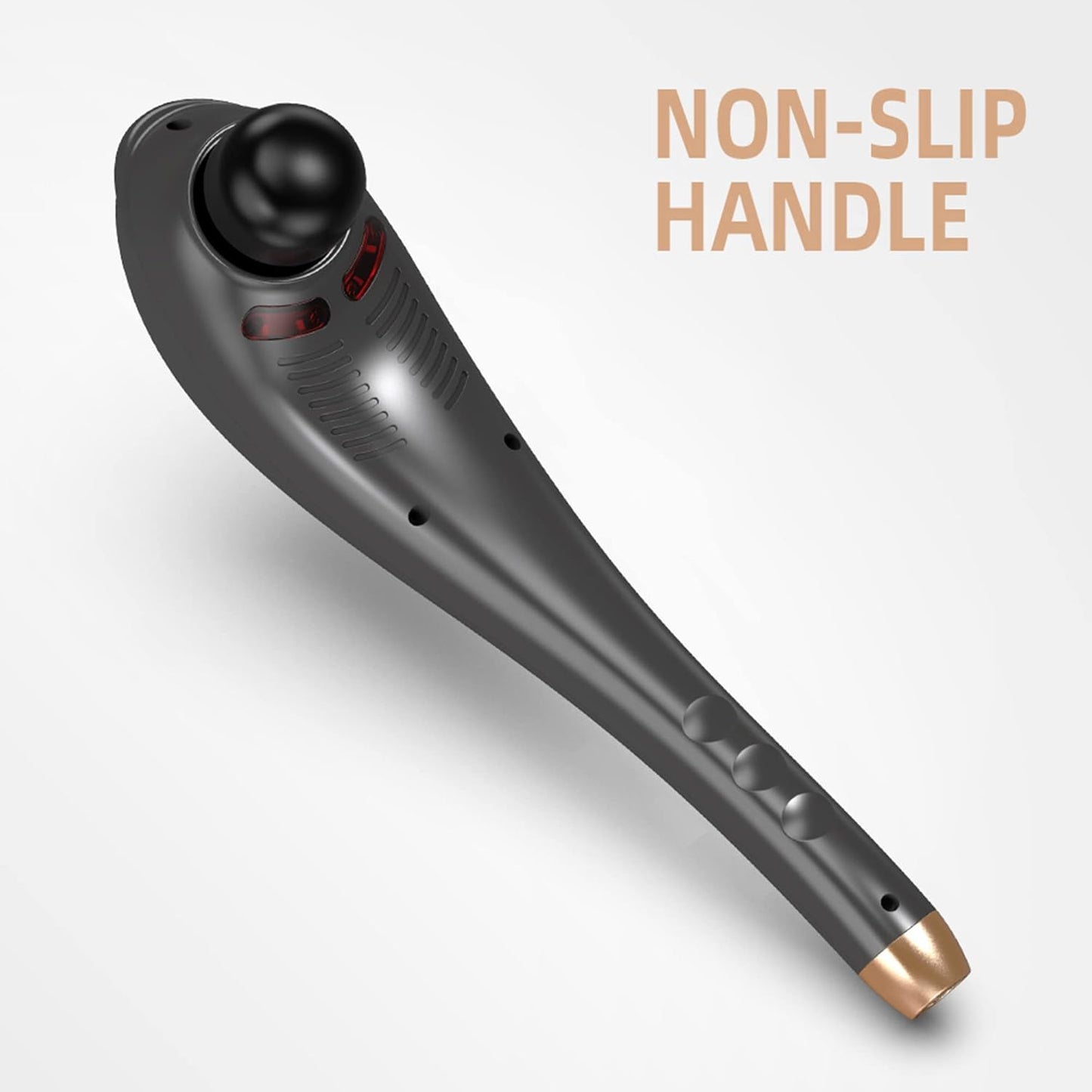 Back Massager for Pain Relief, Portable Cordless Massager with Type-C Charging, Deep Tissue Back Massage Machine, Hand Held Massage Tool, Body Relaxation Handheld, Rechargeable