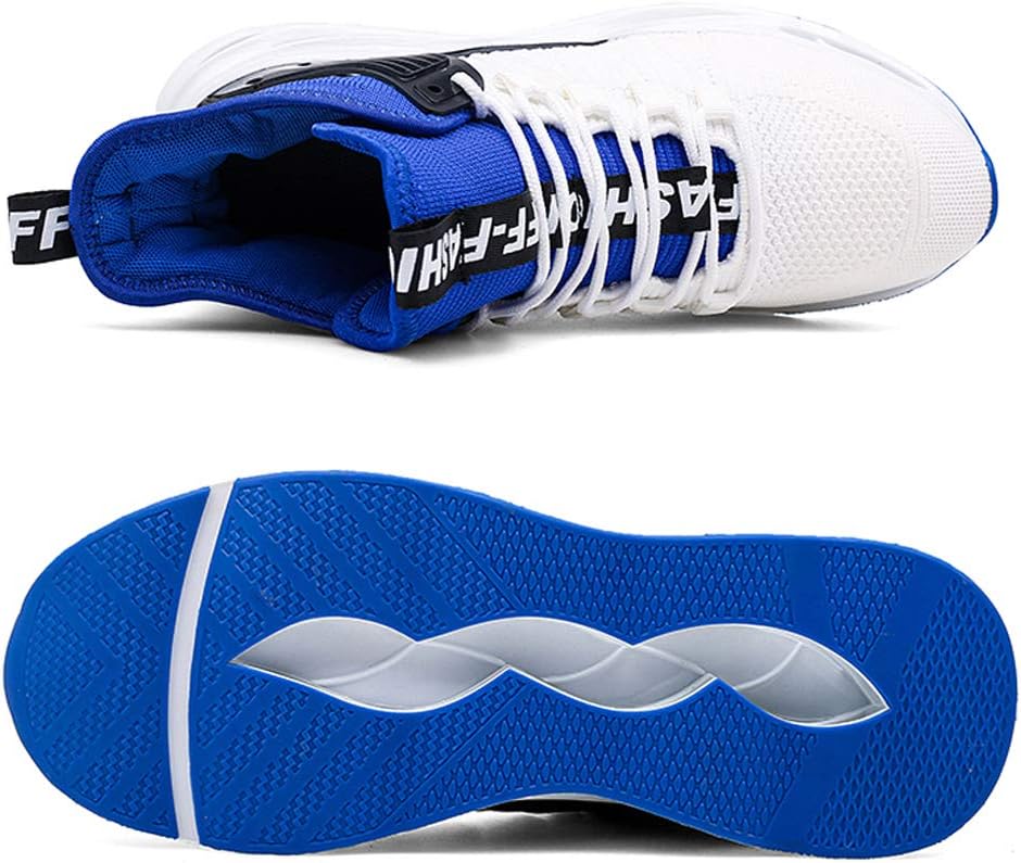 Hello MrLin Men's Running Shoes Non Slip Athletic Tennis Walking Blade Type Sneakers Hip Hop